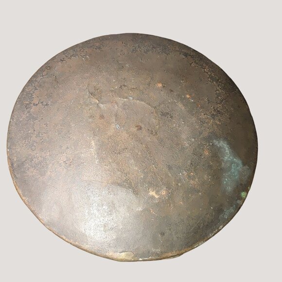 Pot Cauldron Patina Antique Rustic Copper Pitcher Pure Pour Solid Rivet Handle - Picture 8 of 8